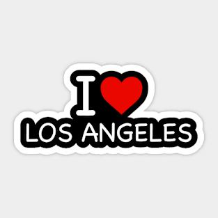 Los Angeles - I Love Icon Sticker